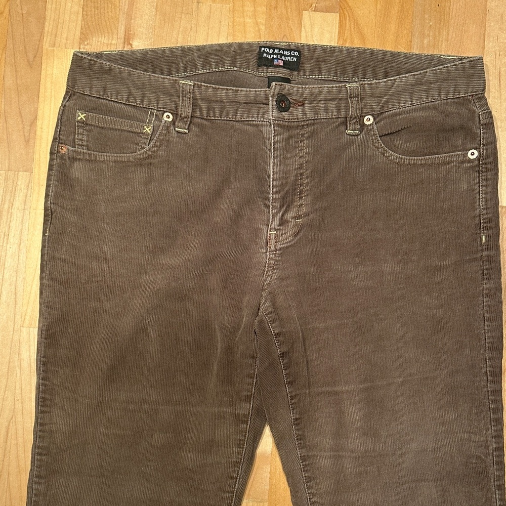 Polo by Ralph Lauren Men's Tan Corduroy Trousers